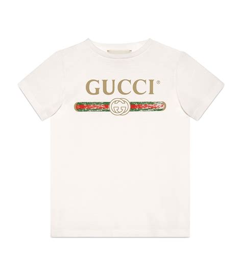 gucci kids t shirt white|genuine gucci kids.